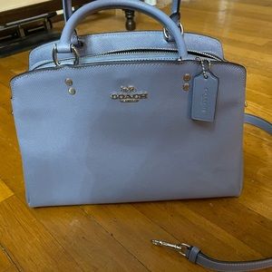 Periwinkle Coach crossbody or handbag